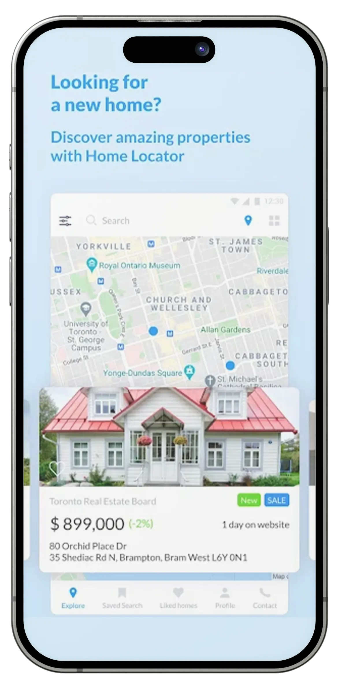 Homelocator app